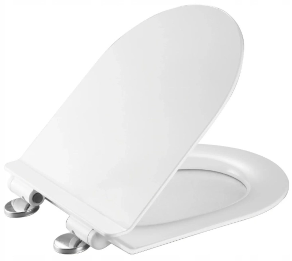 Deska sedesowa biała typu Slim 46 x 36 cm do wiszącej miski WC DECOS