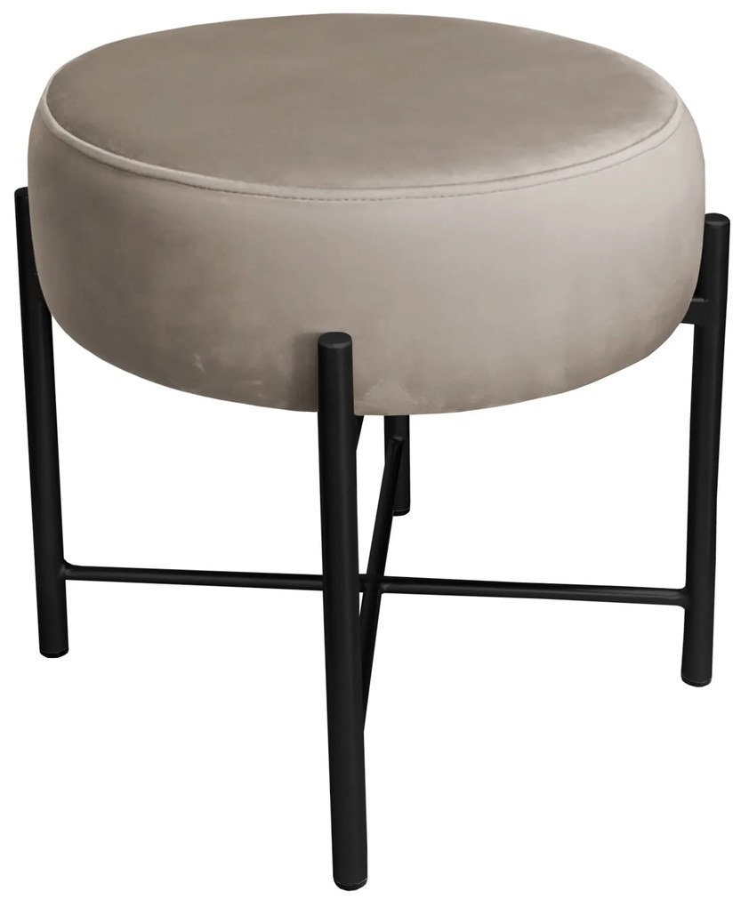 Taboret Pola noga metalowa czarna MG09