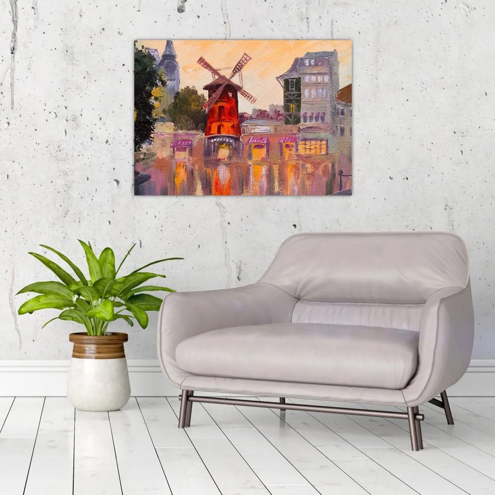 Obraz - Moulin Rouge, Paryż, Francja (70x50 cm)