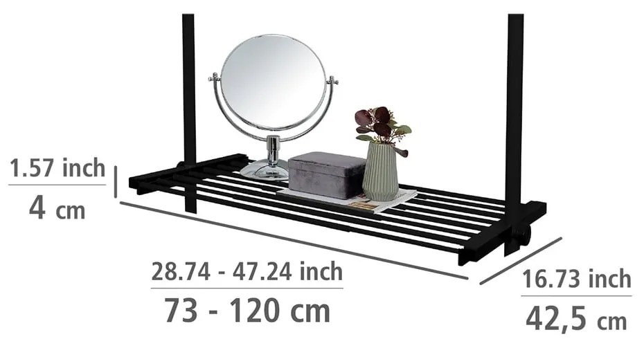 Metalowy organizer do szafy Herkules – Wenko