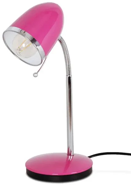 Różowa dziewczęca lampka biurkowa - S272 A4-K33