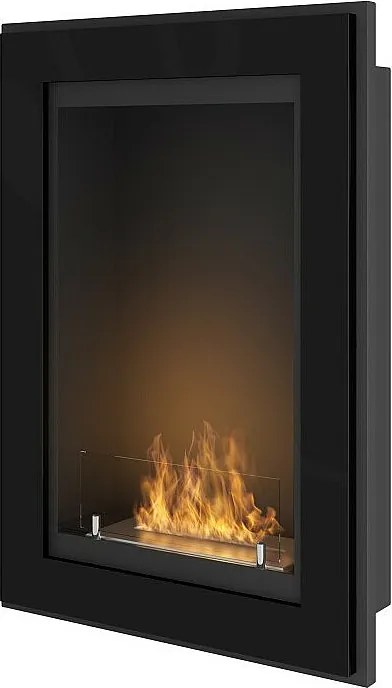 Kominek bioetanolowy Frame 550 SimpleFire do zabudowy z czarnym szkłem