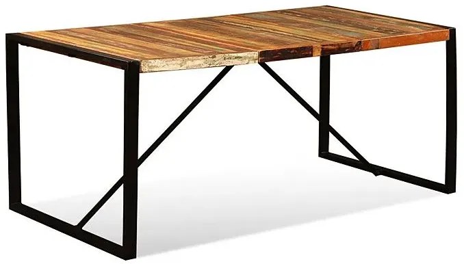 Industrialny stół Antors 2R 180 cm - drewno regenerowane
