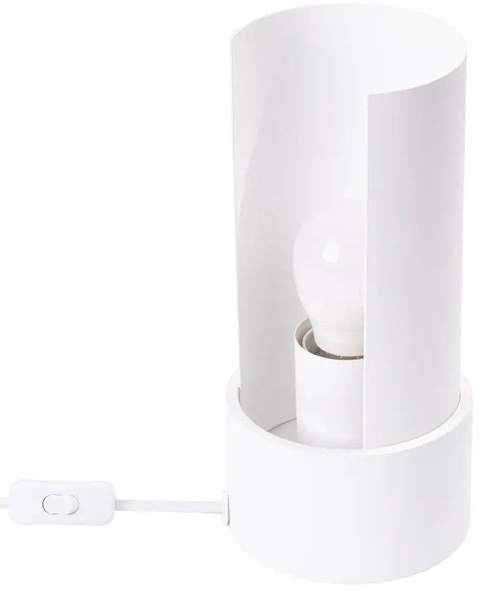 Biała lampa stołowa (wysokość 21 cm) Aurea – Nice Lamps