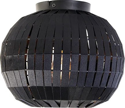 Nowoczesna lampa sufitowa czarna 26 cm - Zoë