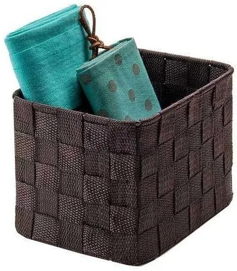 Compactor Organizer do przechowywania do szuflady TEX 19 x 14 x 13 cm, brązowy