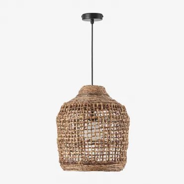 Lampa Sufitowa Wisząca Do Użytku Zewnętrznego Arantxa Czarna & Ø35 Cm - ↑40 Cm Arantxa - Sklum