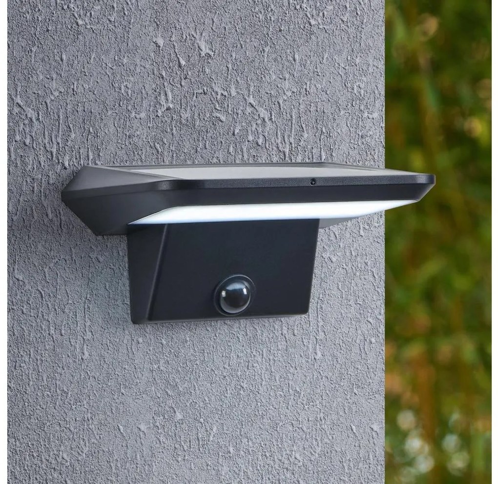 Eglo 48944- Solarna lampa ścienna LED z czujnikiem PORRASSA LED/20W/3,7V IP44