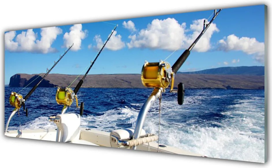 Panel Szklany Spokojny Rejs Wędkarski