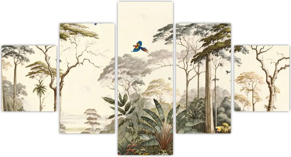 Obraz - Amazoński las deszczowy (125x70 cm)