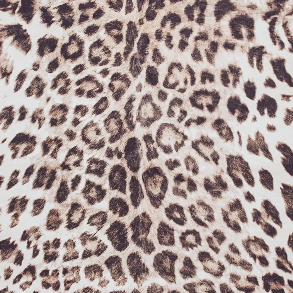 Brązowo-beżowy dywan 155x130 cm Faux Leopard – Think Rugs