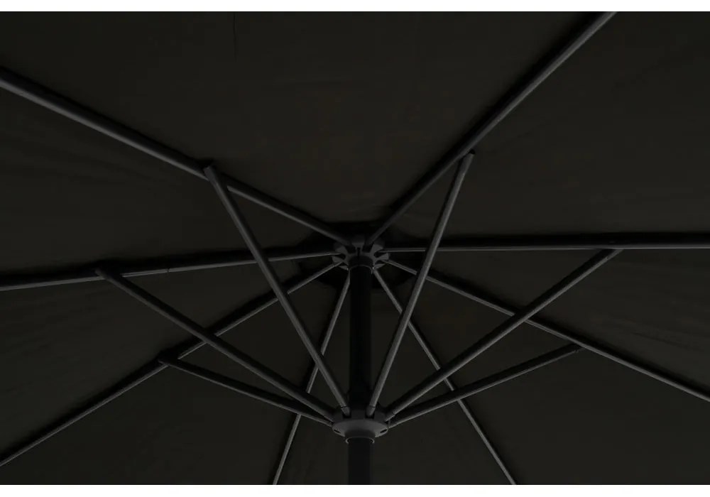 Ciemnoszary parasol ogrodowy ø 270 cm Sunline – Hartman