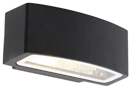 Zewnetrzna Nowoczesna lampa ścienna zewnętrzna czarna IP44 - Latina Nowoczesny Oswietlenie zewnetrzne
