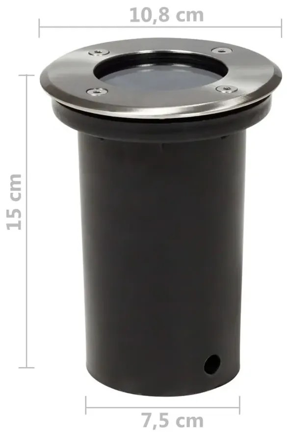 Komplet 3 okrągłych lamp najazdowych - 6X O019 P4-H82