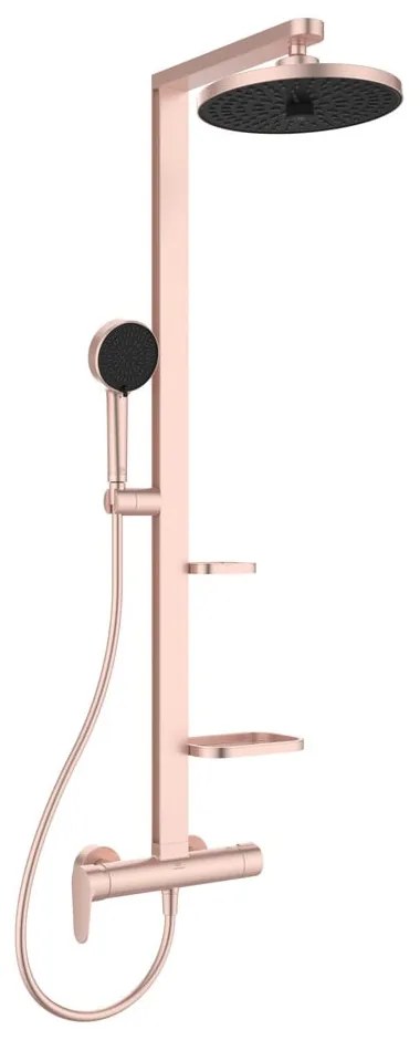 Jasnoróżowy metalowy zestaw prysznicowy 111 cm ALU+ – Ideal Standard