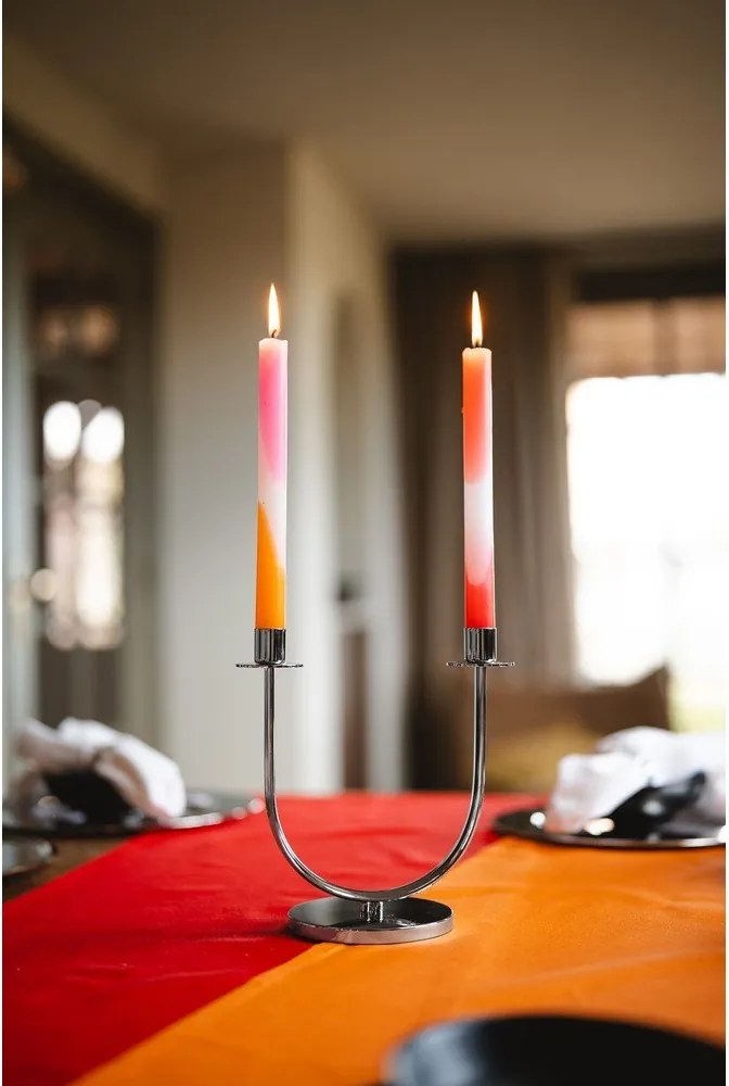 Metalowy świecznik Elana – Zilverstad