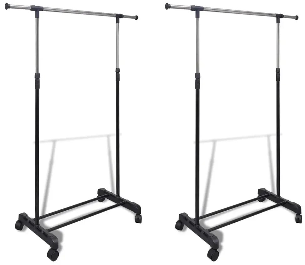 Regulowany Zestaw Wieszaków Na Kółkach D8-G91