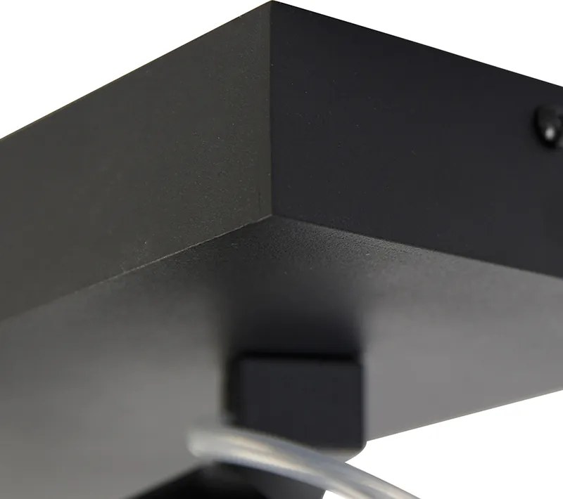 Designerski reflektor czarny regulowany 2-światła - Go