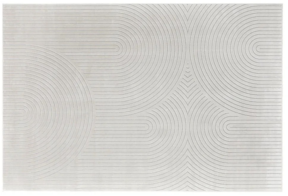 Biały bawełniany dywan 140x200 cm Geode – douceur d'intérieur