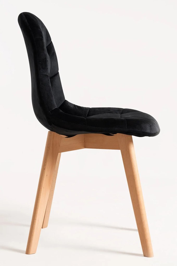 Zestaw 4 Krzese Kelen Aksamitne