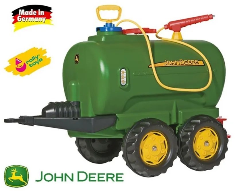 Rolly toys rollytrailer cysterna 10 l john deere dwuosiowa + pompka