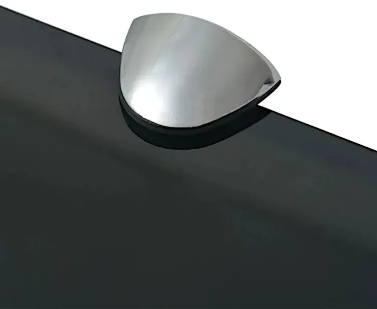 Solidna czarna półka szklana 60x10 - Imker