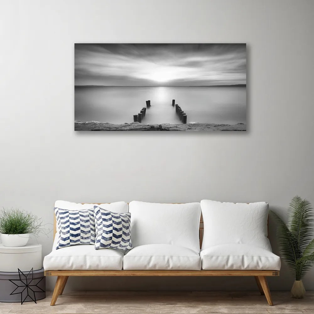 Fotoobraz na płótnie Spokojna Tafla Bałtyku