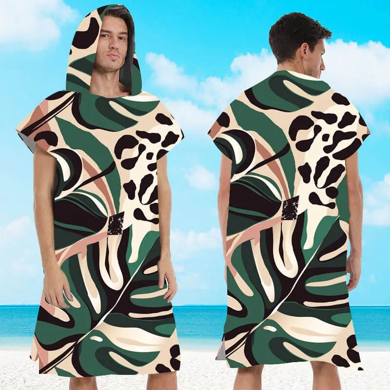 Ponczo plażowe SAFARI kolorowe 80x145 cm