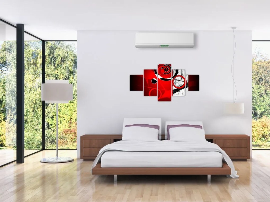 Obraz abstrakcji (125x70 cm)