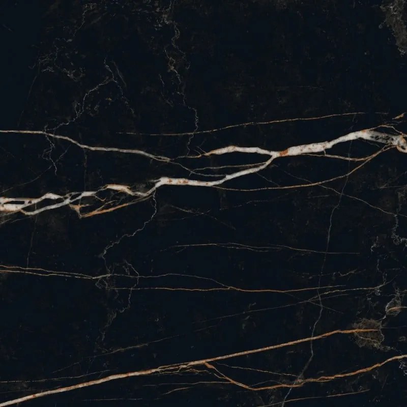 Mexen Flamingo Black gres szkliwiony rekt. G1, płytka podłogowo-ścienna 60 x 60 cm, wysoki połysk - TL215-060-060-00