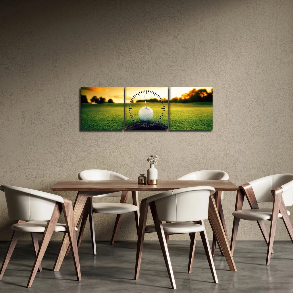Obraz - Golf (z zegarem) (90x30 cm)