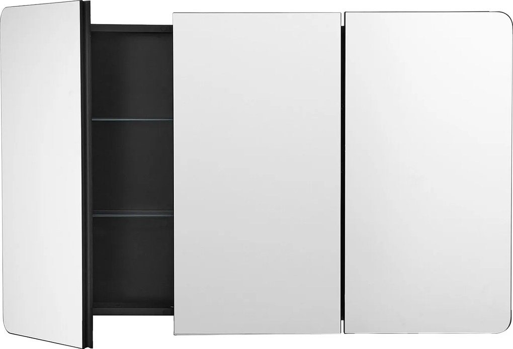 Apteczka, SucceBuy Apteczka, 65 x 102 cm, do Łazienki z Lustrem, Regulowanymi Półkami, Opcjami do Zabudowy i Montażu Ściennego