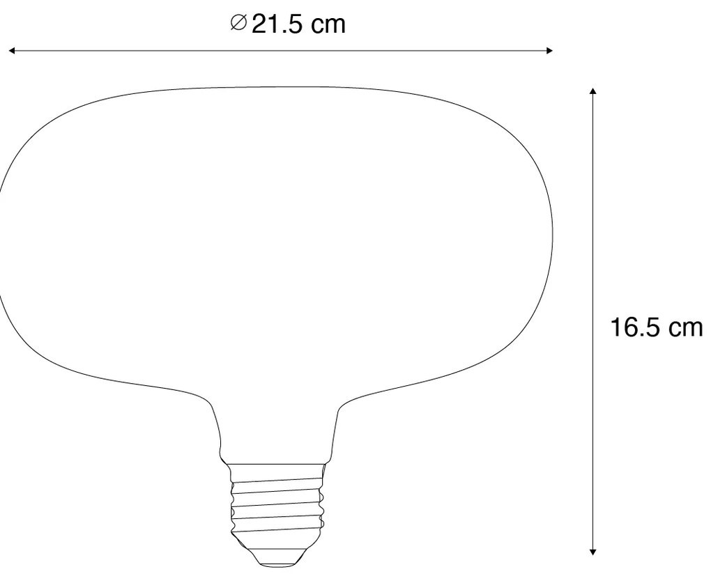 Żarówka LED E27 P215 Smoke 3.4W 60lm 1800K