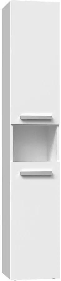 Słupek łazienkowy nowoczesny biel mat C3-H20