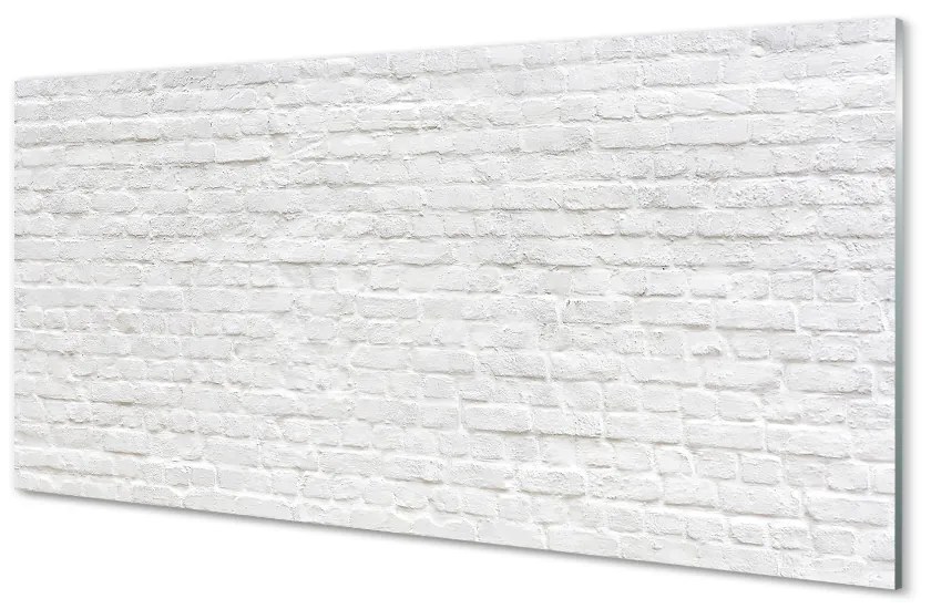 Szklany Panel Cegła mur vintage