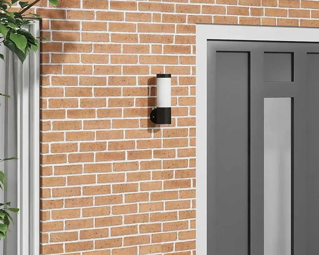 Czarny kinkiet zewnętrzny F019-NiradoC6-L78