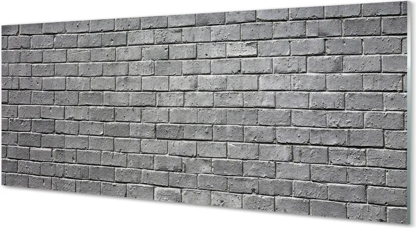 Szkło do Kuchni na Ścianę Czerwona Ściana z Cegieł