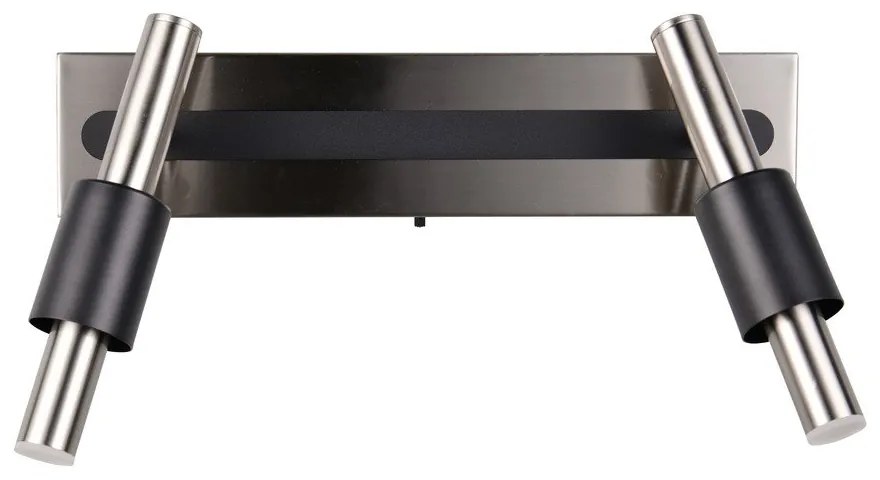 Lampa punktowa LED w czarno-srebrnym kolorze 20,5x42 cm Ikaris – Trio Select