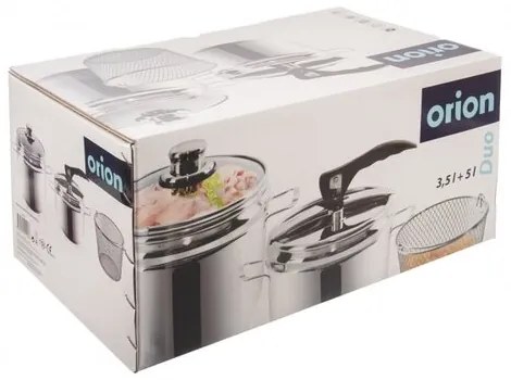 Orion Szybkowar ze stali nierdzewnej Profi Duo, 5 l, 3,5 l