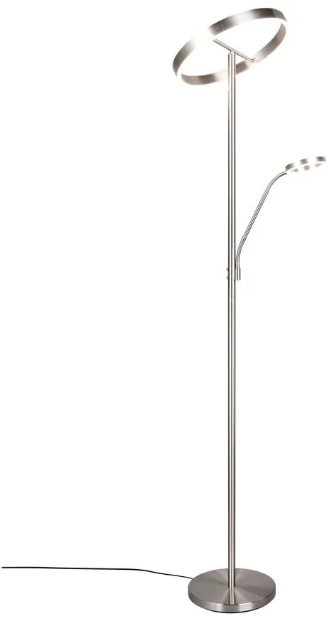 Lampa stojąca LED w kolorze srebra (wysokość 180 cm) Willis – Trio