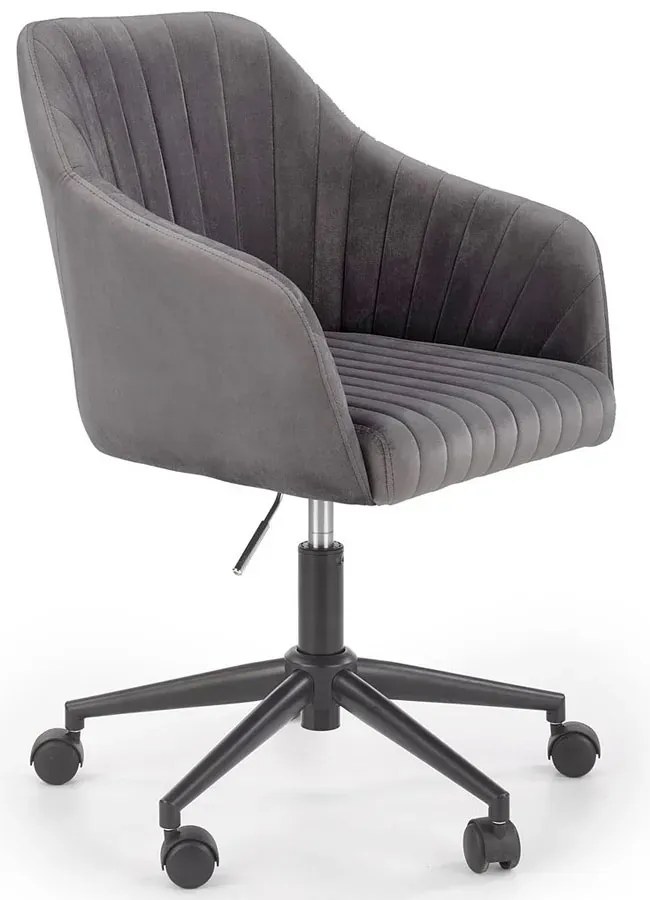 Nowoczesny szary fotel obrotowy N3-D88