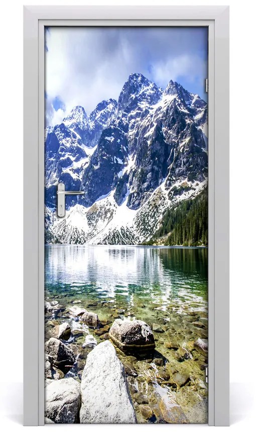 Naklejka fototapeta na drzwi Morskie oko Tatry