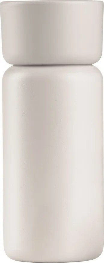 Beżowy kubek termiczny ze stali nierdzewnej 400 ml Singles – Zone