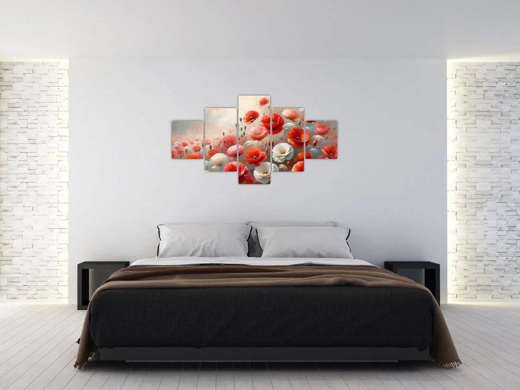 Obraz - Obraz z makami (125x70 cm)