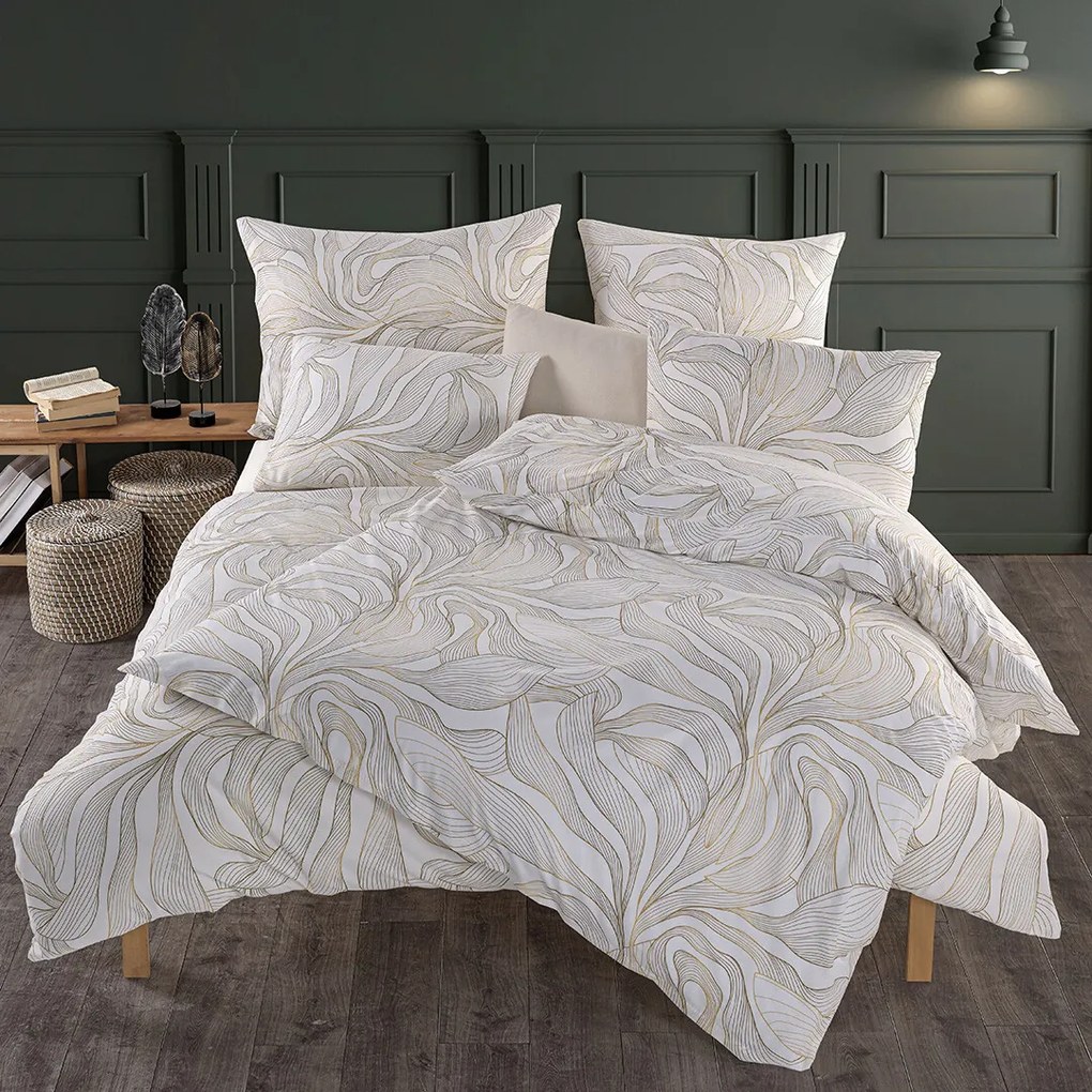 BedTex Pościel bawełniana Serena, 160 x 200 cm, 2 x 70 x 80 cm, 160 x 200 cm, 2 szt. 70 x 80 cm