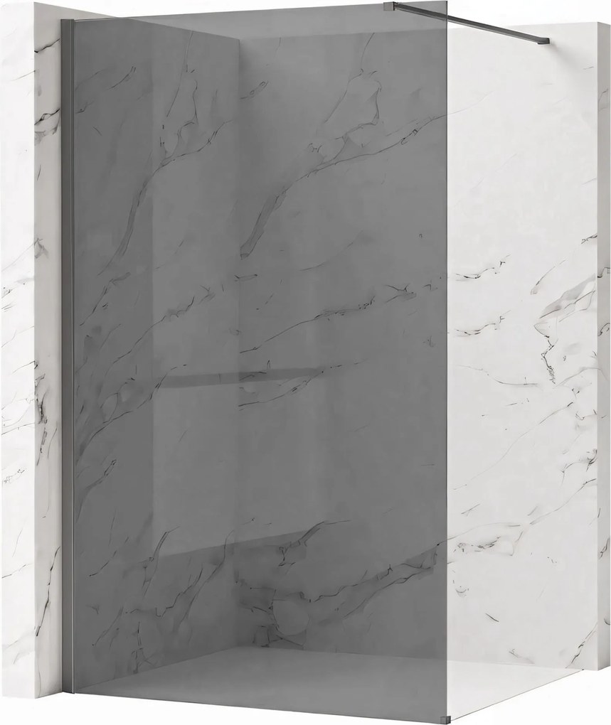 Kabina prysznicowa Walk-In Rea Flexi Grey / Tytan 80