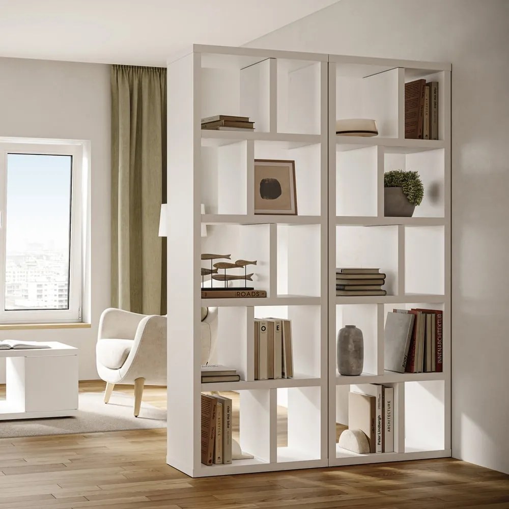 Biały regał 70x198 cm Berlin – TemaHome
