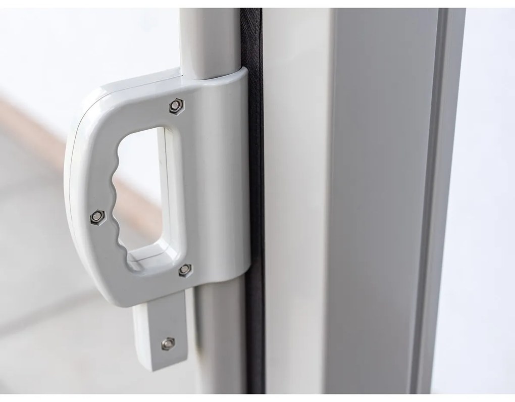 Happy Green Składana parawan przesuwny 3 x 1,6 m, szary