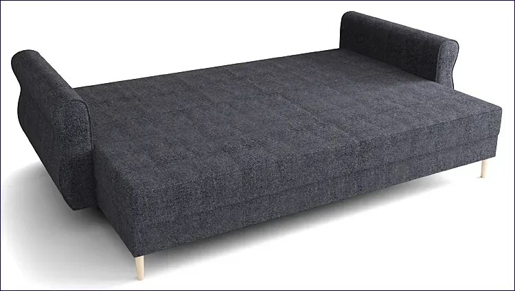 Ciemnoszara sofa rozkładana - Dulam