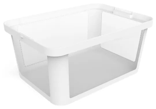 Biały plastikowy pojemnik 55,5x39x26,5 cm Albris – Rotho